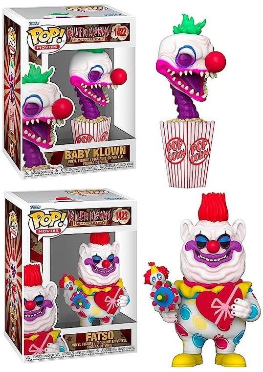 Killer Klowns FUNKO POP 三体セット　コンプ Funko Pop Killer Klowns From Outer Space Black Light 4 Pack